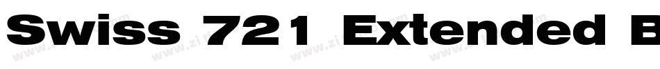 Swiss 721 Extended BT(1)字体转换